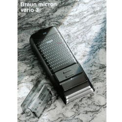 Braun 3011 Micron Vario 3 elektrický holicí strojek | www.HoliciStrojky.com folie  planžety Braun
