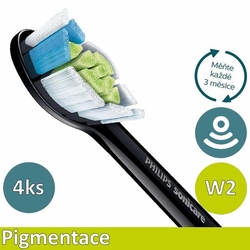 Philips Sonicare W2 Optimal White hx6064/11  4 ks černé